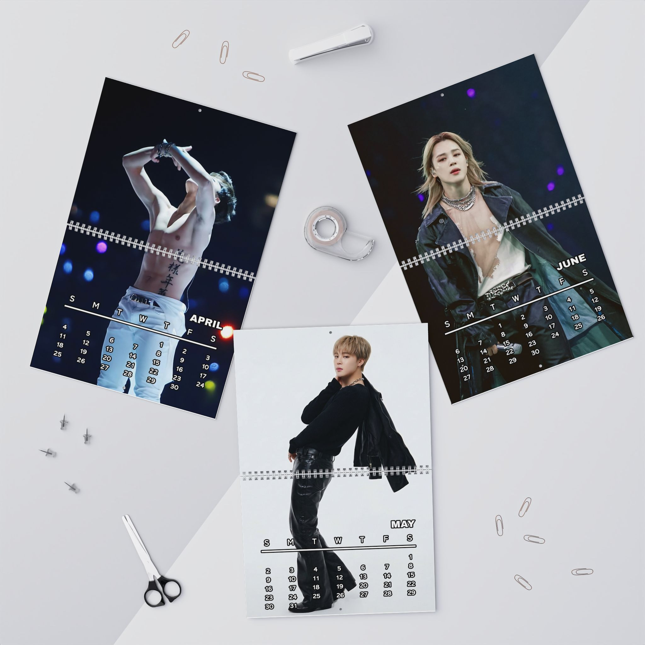 AT - BTS Jimin 2027 Wall Calendar - Image 3
