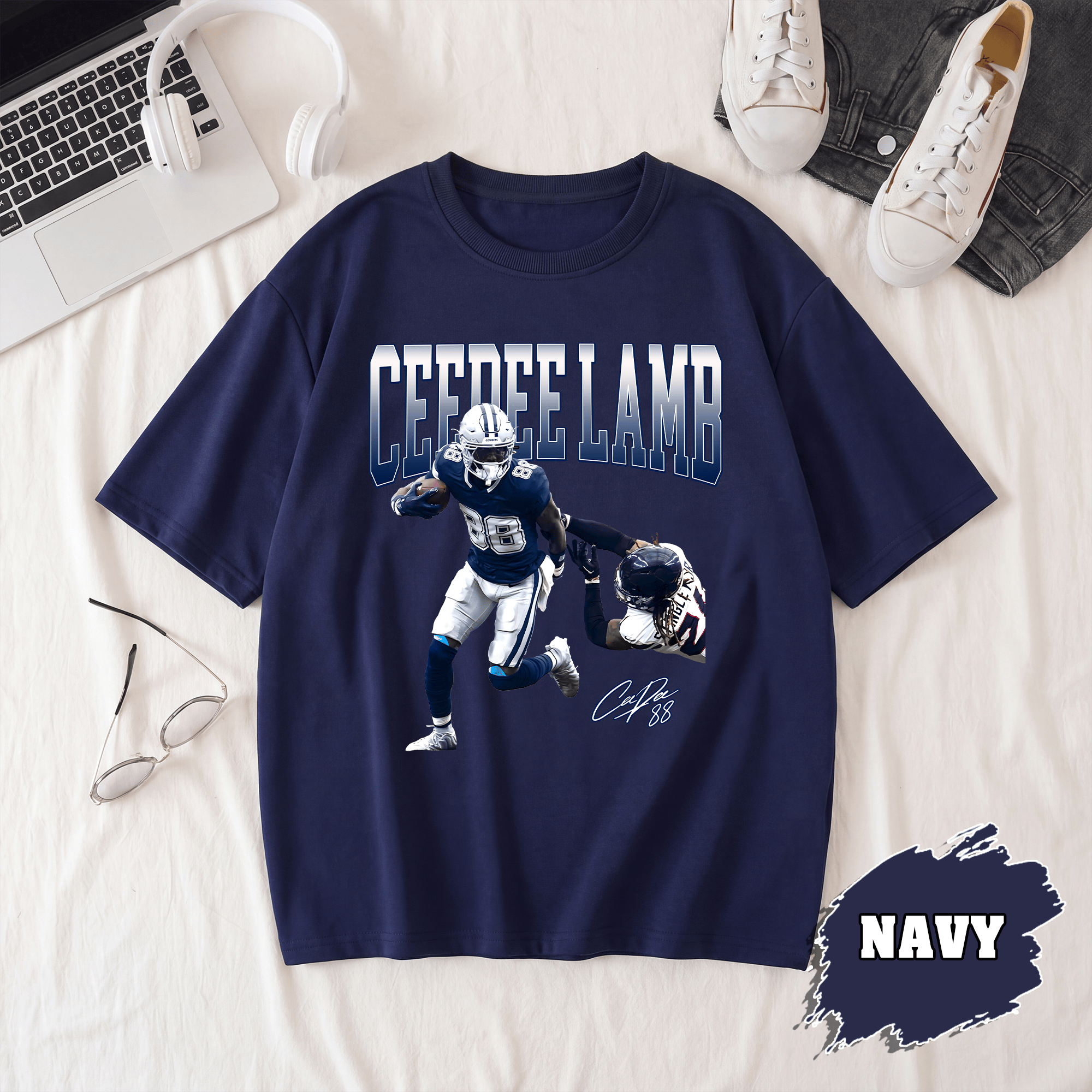 BN - CeeDee Lamb T-Shirt, Dallas Football Tee