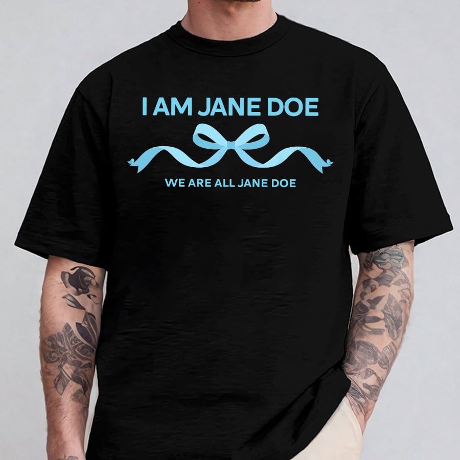 AT - I am Jane Doe Ribbon T-Shirt - Image 5