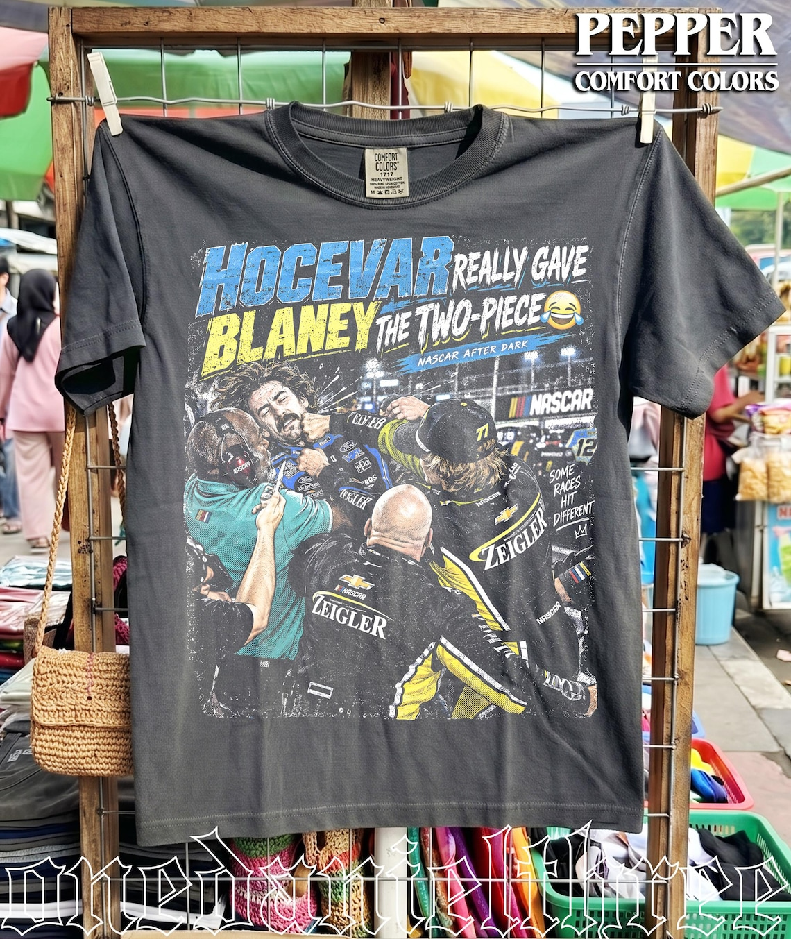 Hocevar Really Gave Blaney The Two-Piece Shirt