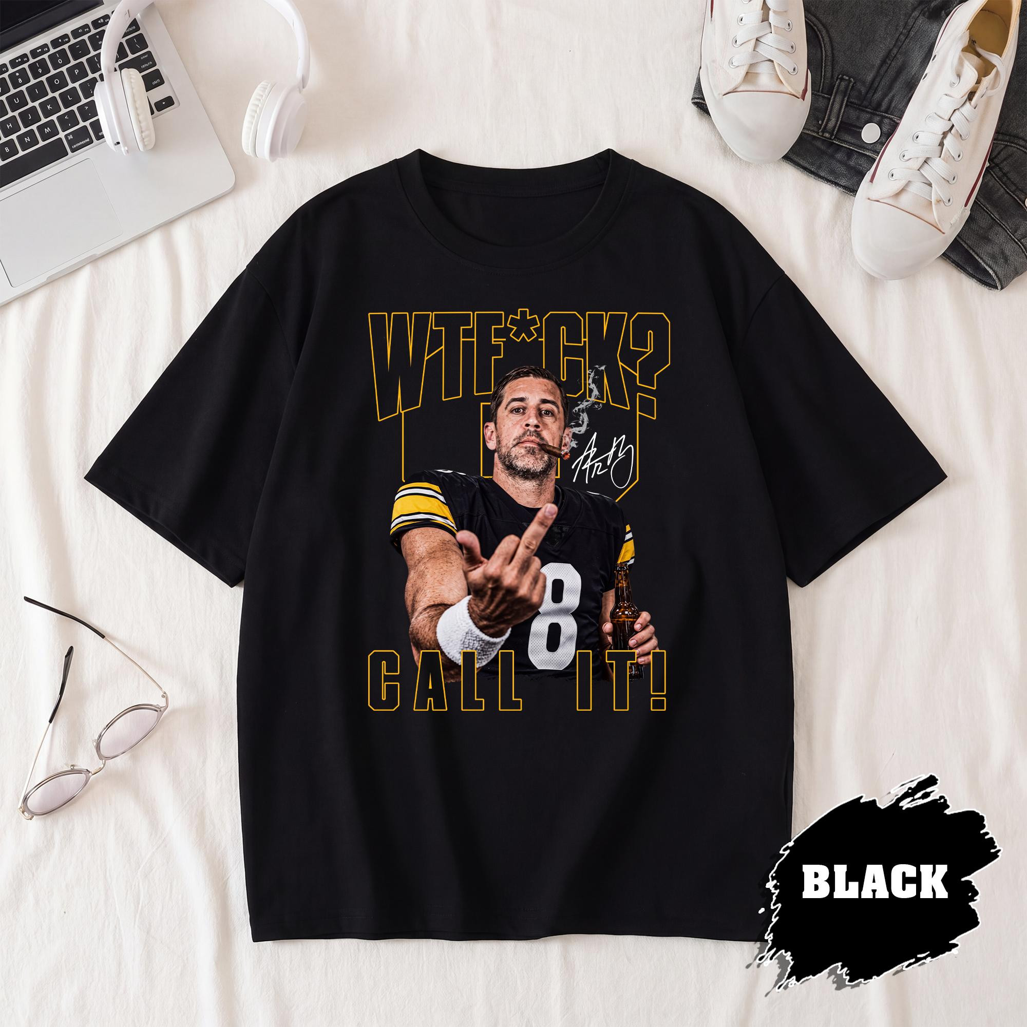 BN - Aaron Rodgers Call It T-Shirt, Pittsburgh Football Tee - Image 2