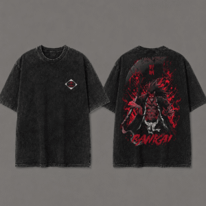 Ego - Zaraki Kenpachi Vintage Washed Graphic T-Shirt
