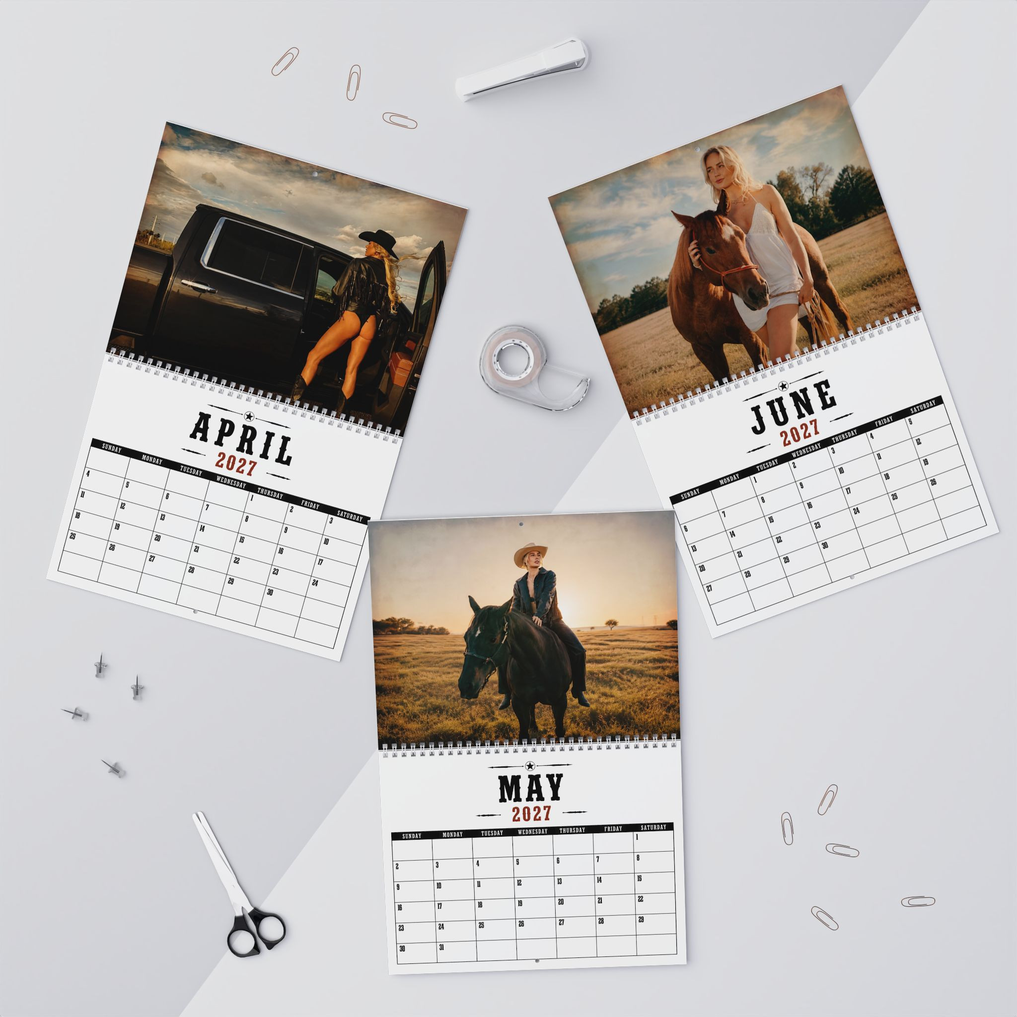 QK - Sophie Cunningham Western Edition 2027 Wall Calendar - Image 3