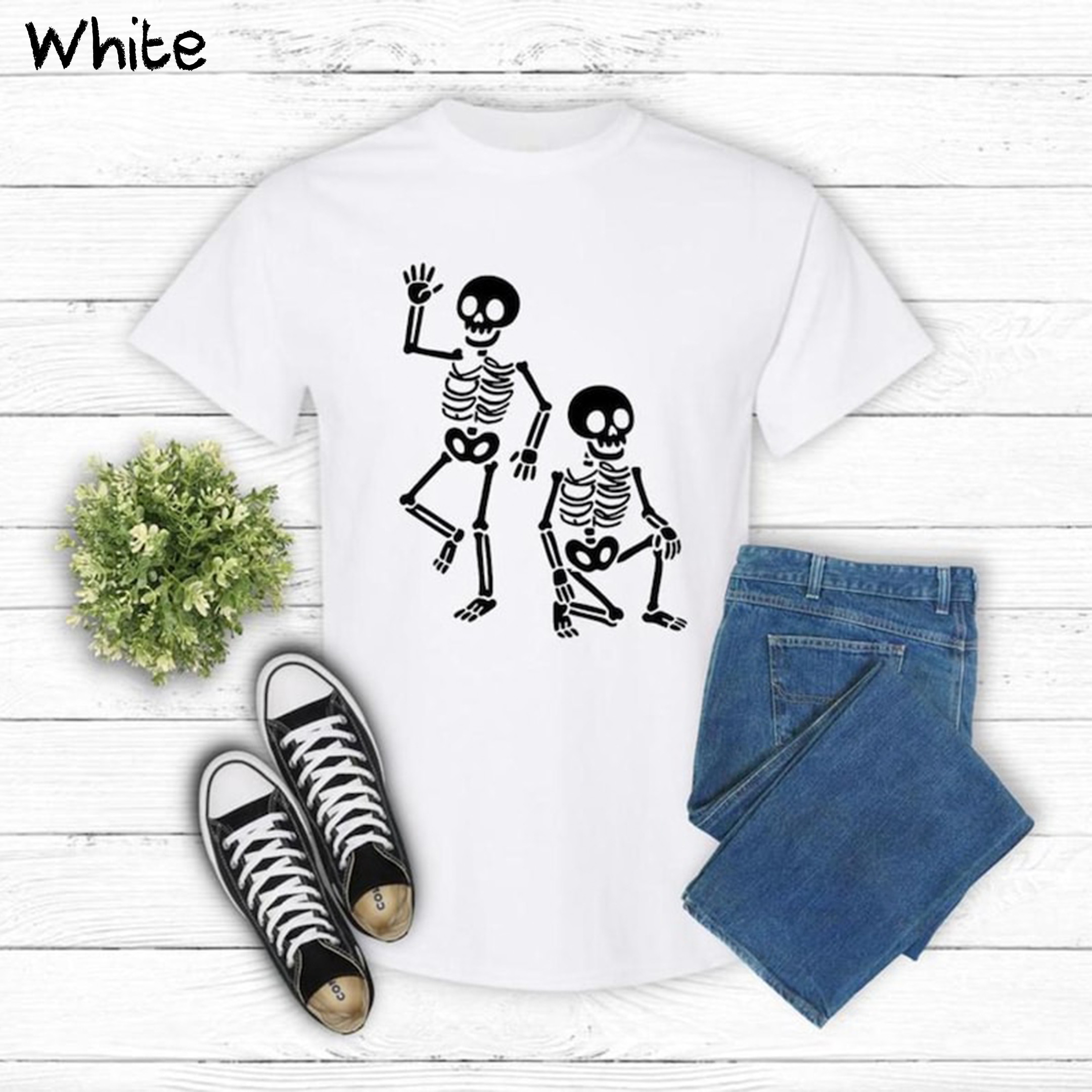 NA - Subtle Skeletons Fk Trump Halloween Shirt - Image 3