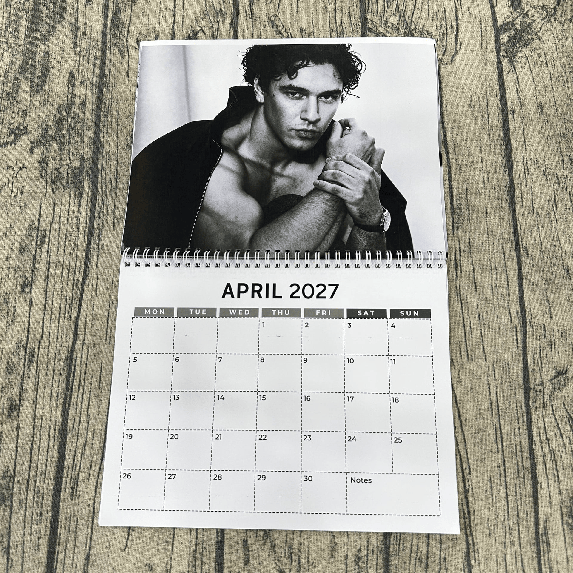 AT - Garrett Graham 2027 Calendar, Gift for Off Campus Movie Fans
