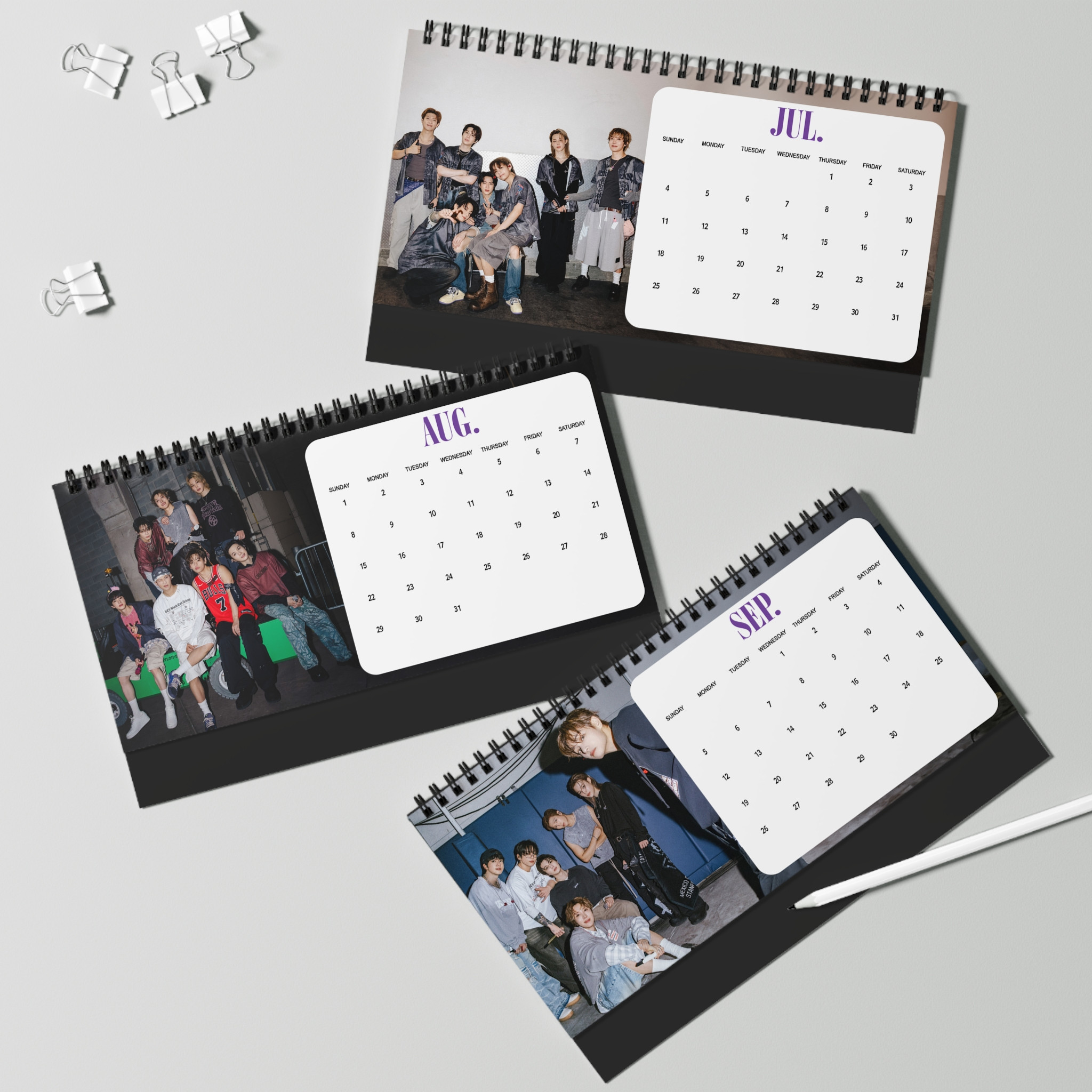 AT - BTS Desktop Calendar - Image 3