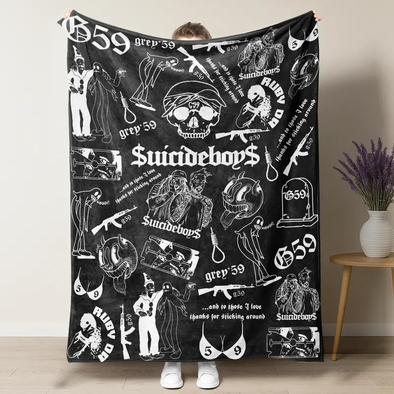 TT - Suicideboys G59 Flannel Fleece Blanket, Soft Fleece, Classic Retro Bedroom Decor - Image 3