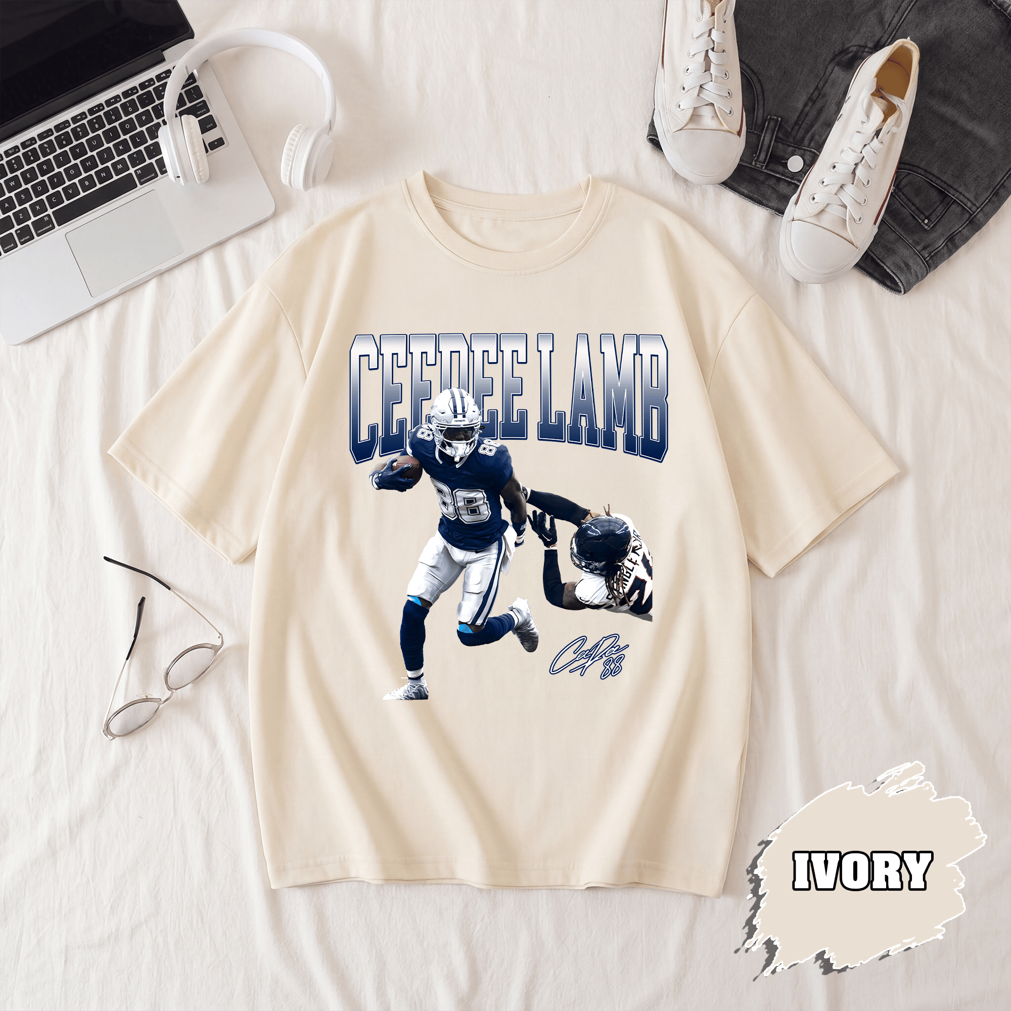 BN - CeeDee Lamb T-Shirt, Dallas Football Tee