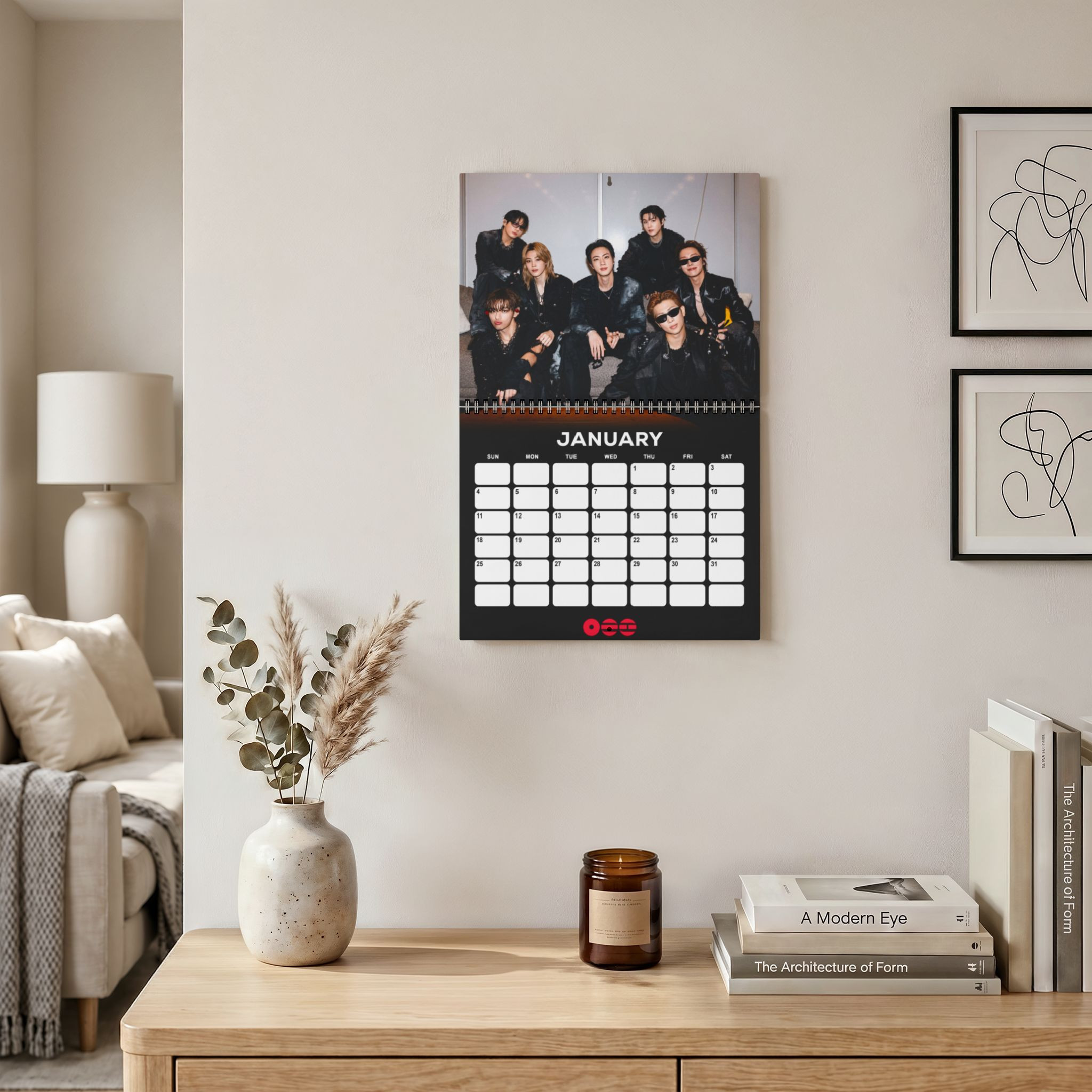 HN - BTS 2027 Kpop Wall Calendar - Image 6