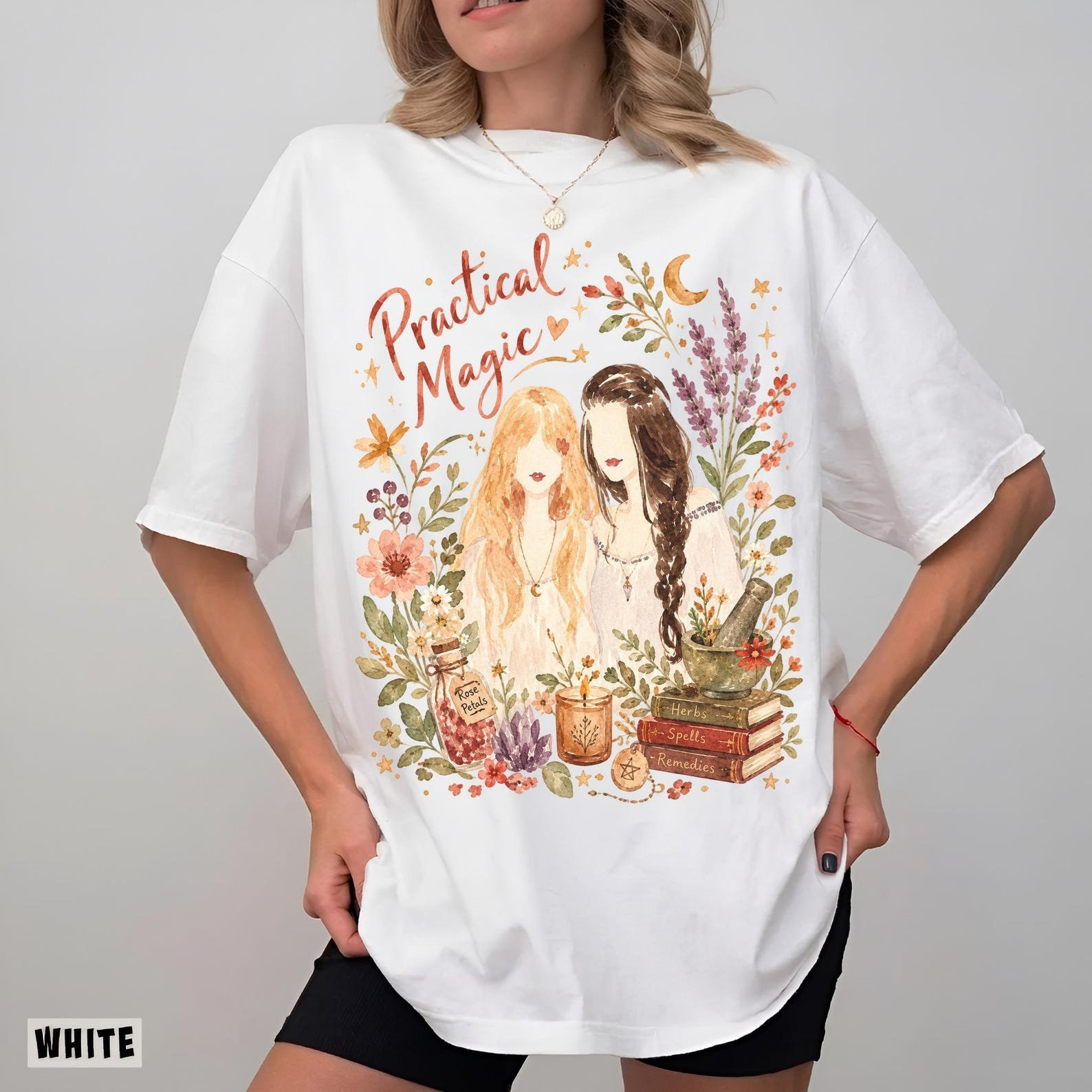 TT - Practical Magic Watercolor Shirt, Owens Sisters Tee, Sally Gillian Tshirt - Image 7