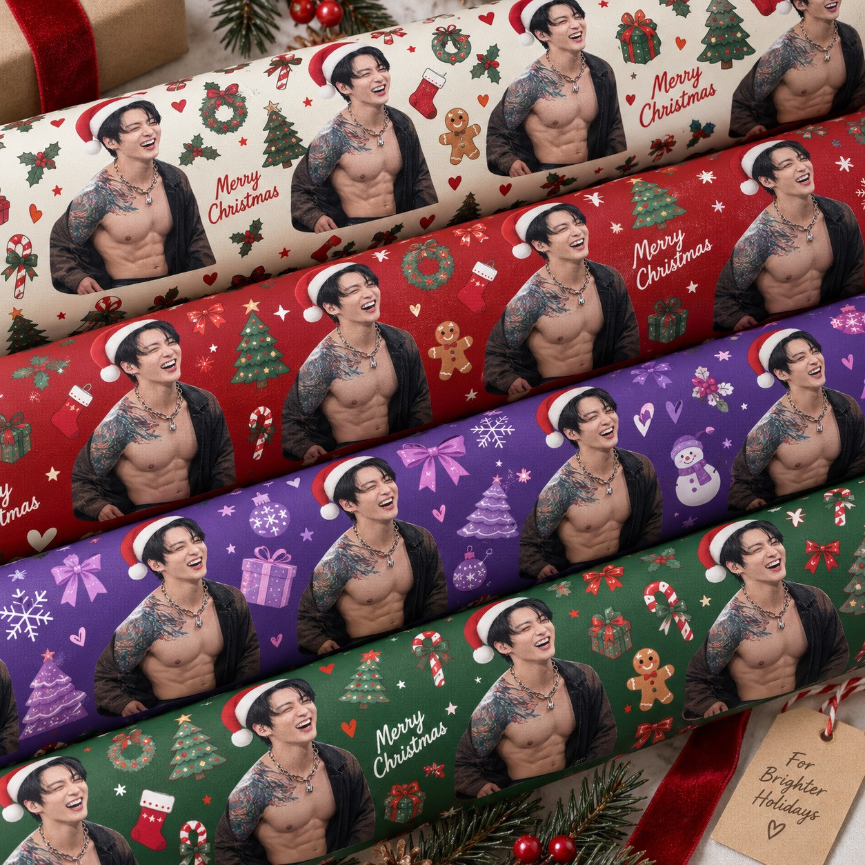 QK - JungKook Hot Body Matte Wrapping Papers - Image 2