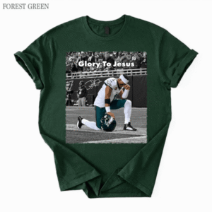 TA - Jalen Hurts Philadelphia Eagles Glory to Jesus Football Tee