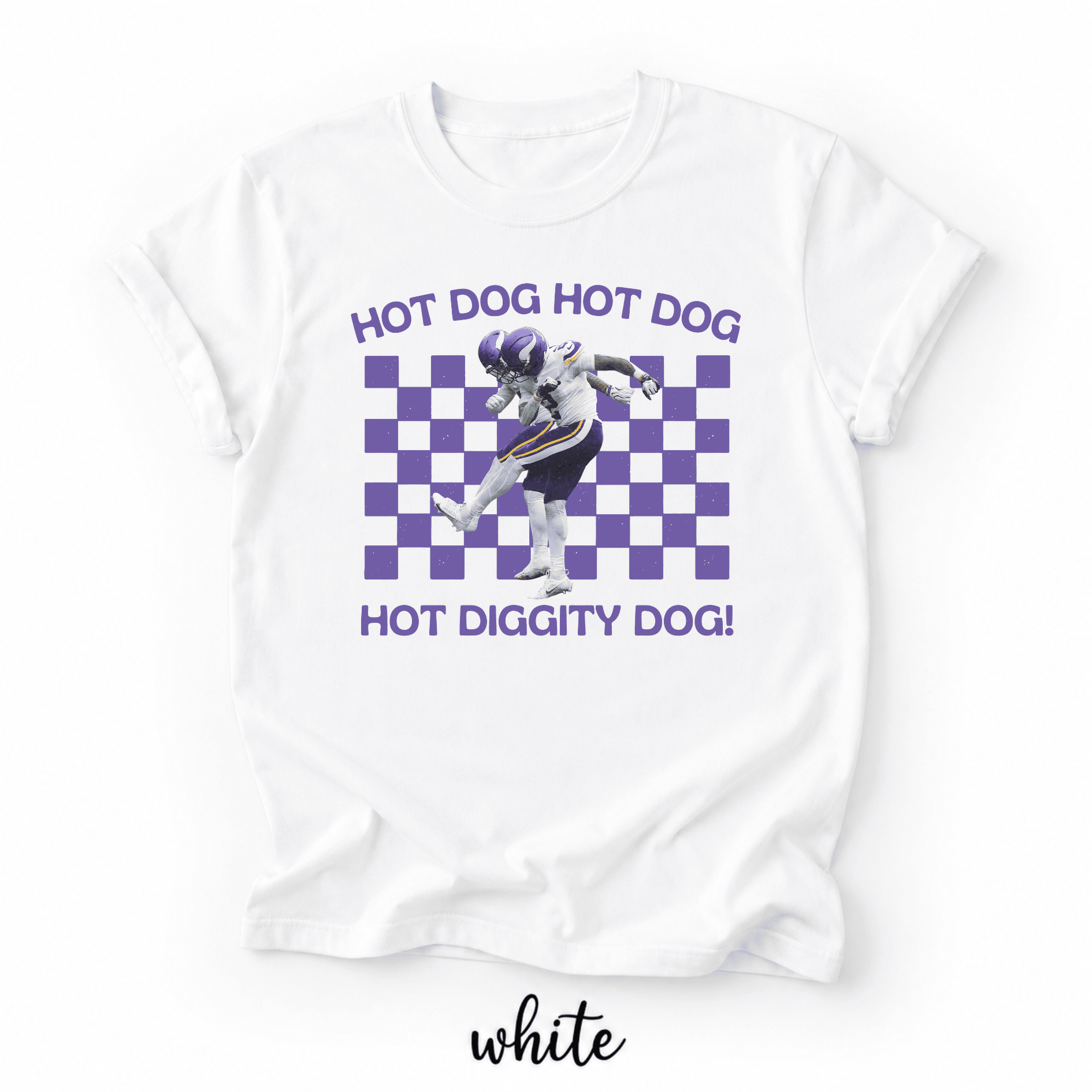 Vikings' Isaiah Rodgers Hot Dog Dance Shirt - Image 6