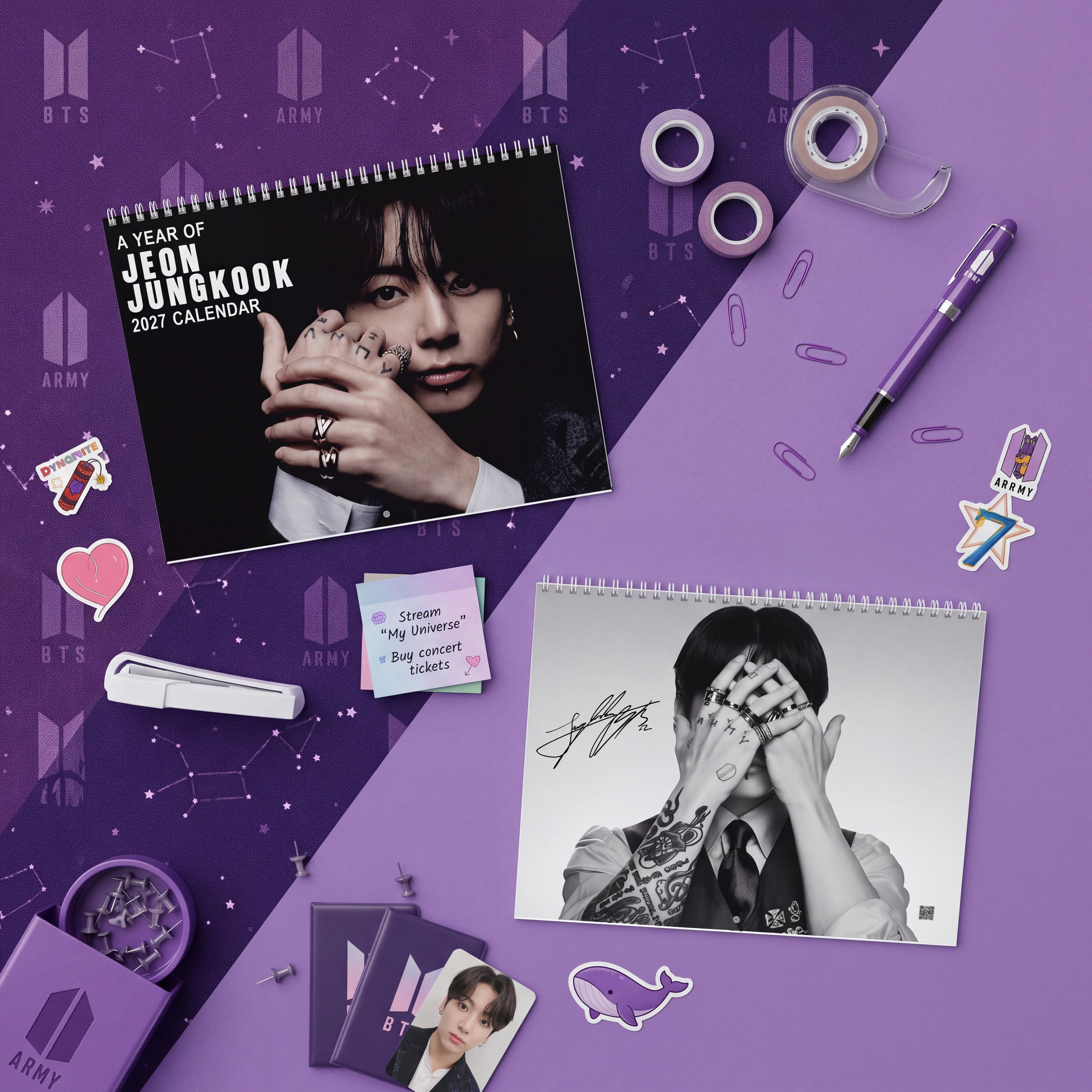 VL - 2027 A Year With Jungkook Wall Calendar