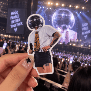 AT - disco ball head harry styles sticker