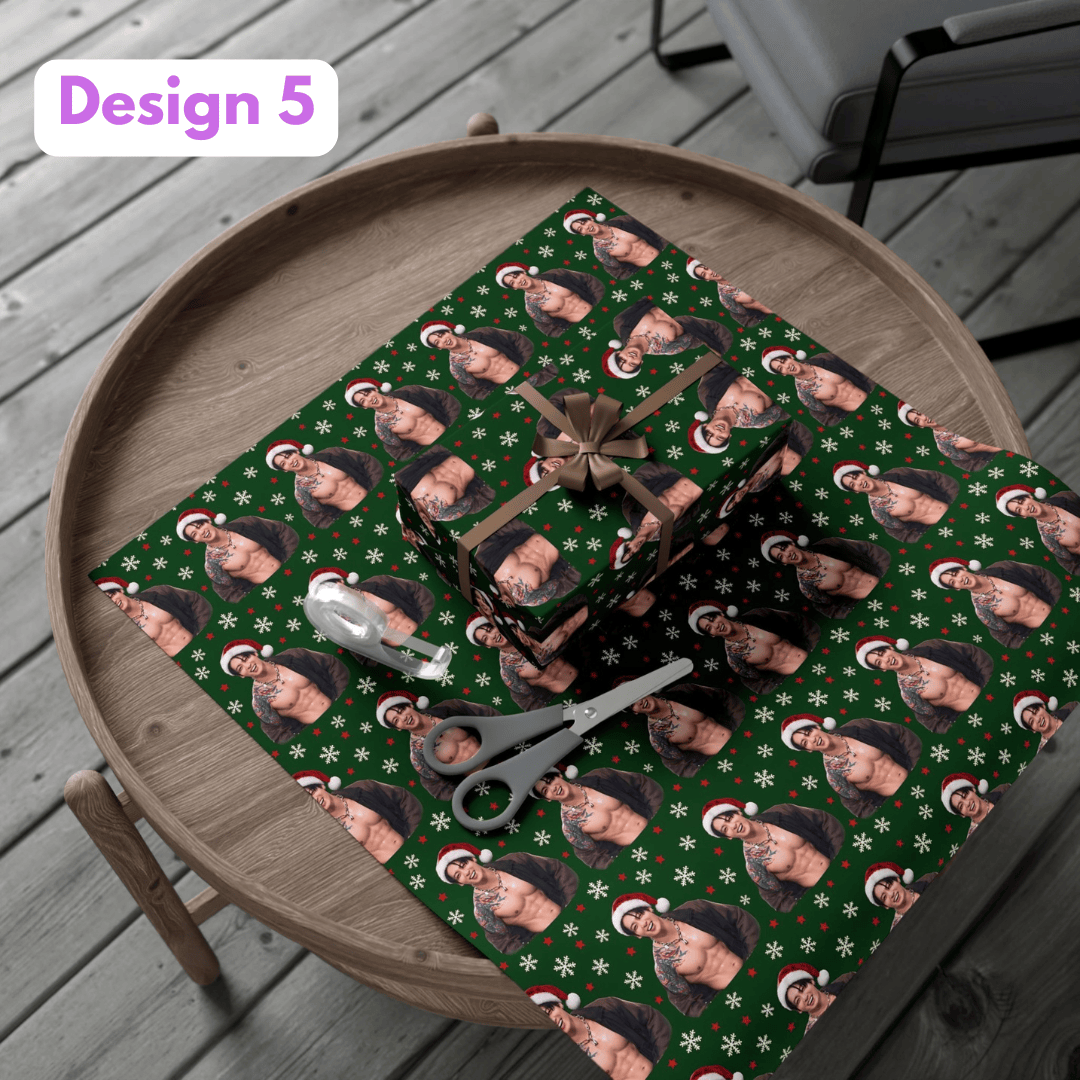 TT - Christmas Hot JungKook Matte Wrapping Papers - Image 6
