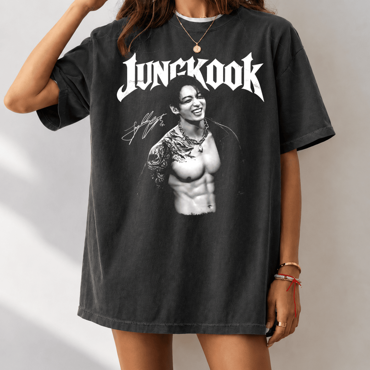 HN - Jungkook BTS Hot Body Kpop Shirt
