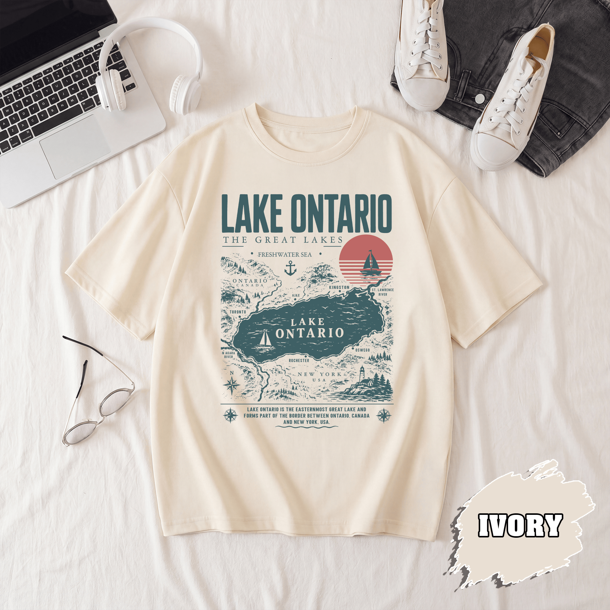 BN - Lake Ontario The Great Lakes Shirt