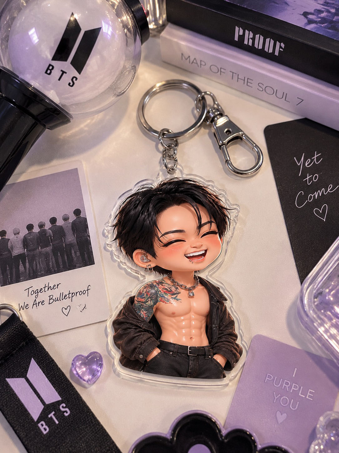 AT - Jungkook ABS Chibi Keychain