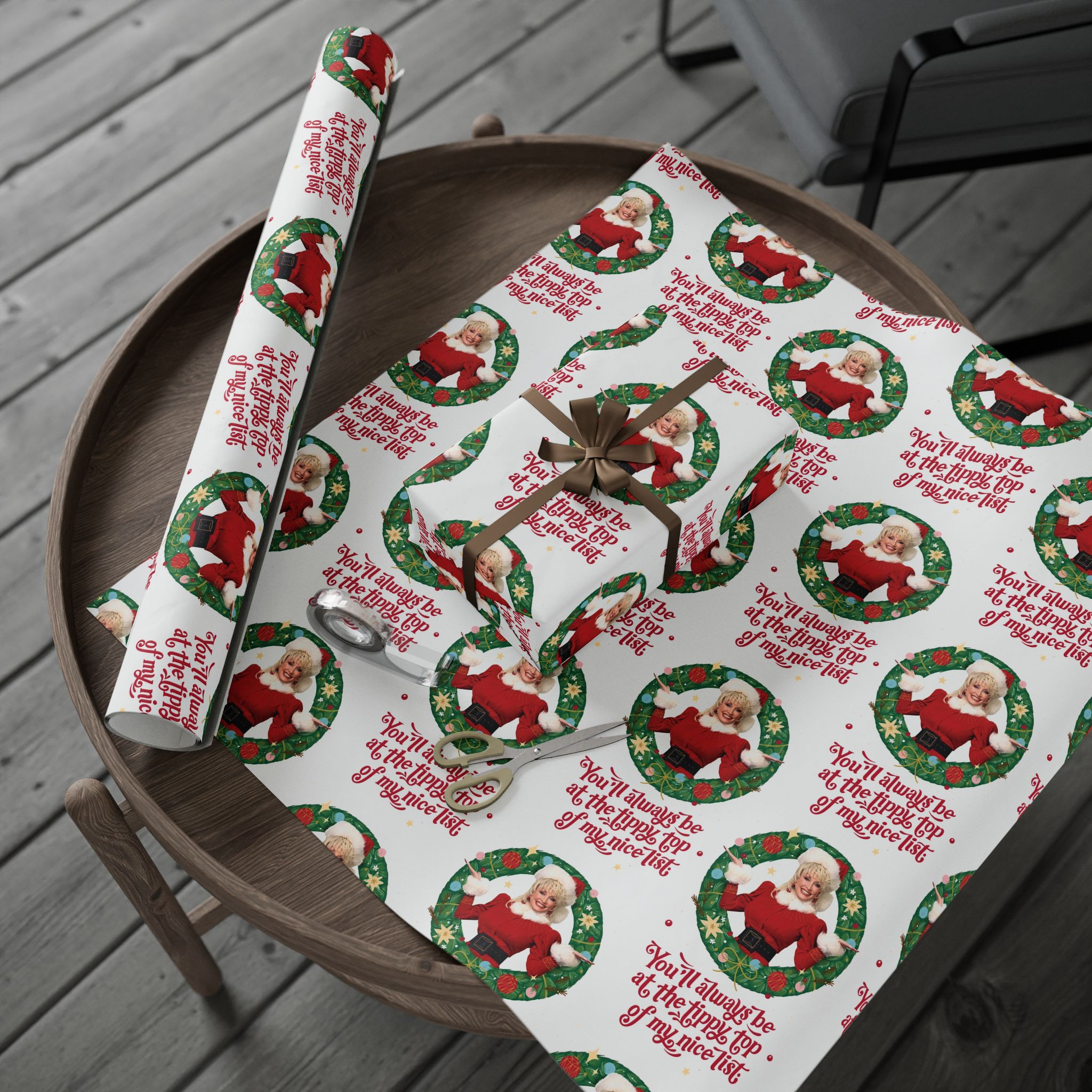 NS - Dolly Christmas Matte Wrapping Papers - Image 3