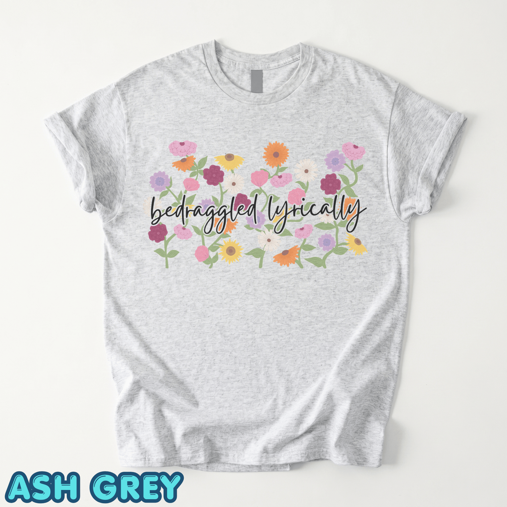 Eras Piano Bedraggled Lyrically Shirts: Minimalist Floral Music Fan Shirt - Image 10