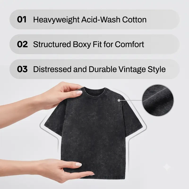 Asta Black Clover Tee – Asta Vintage Washed T-Shirt - Image 5