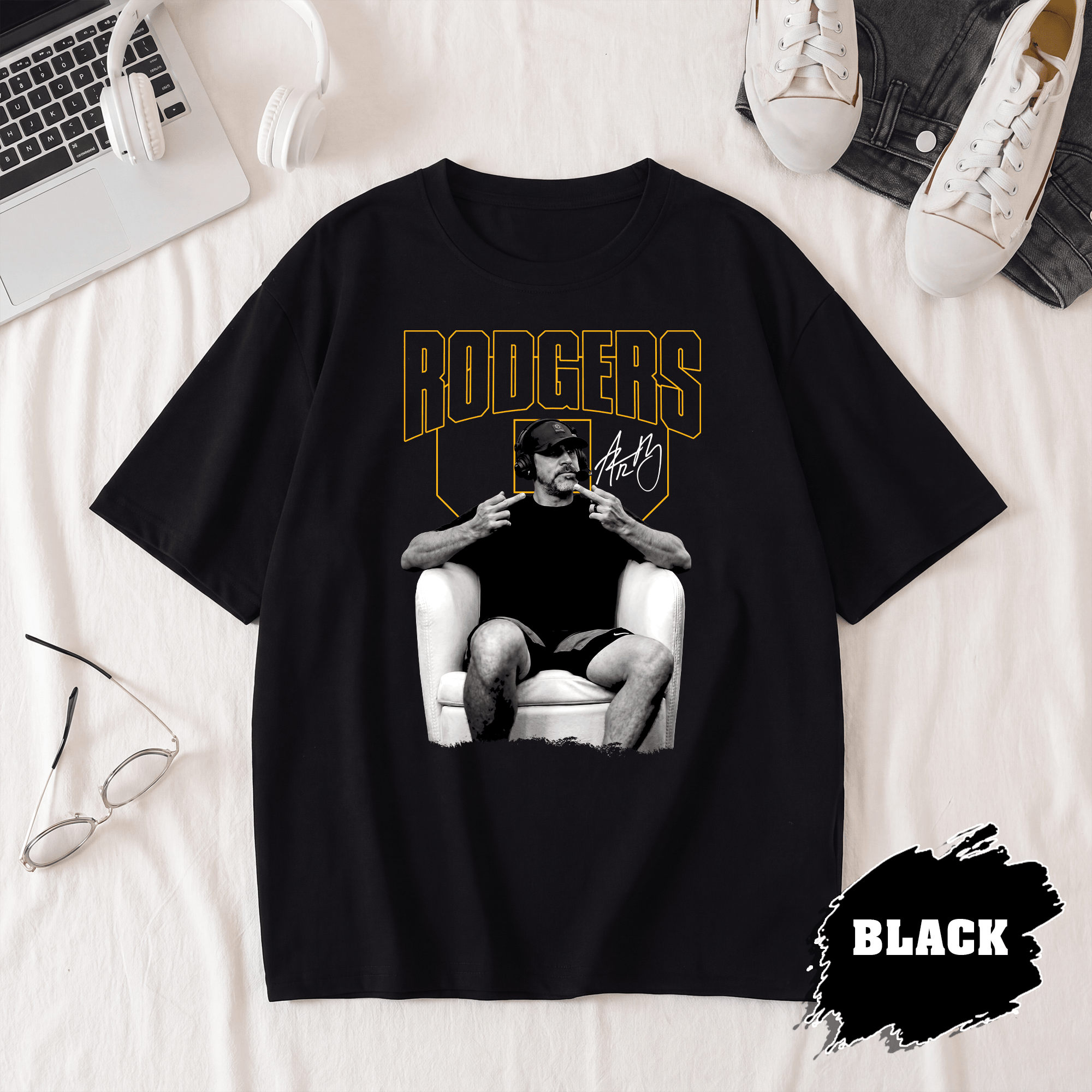 BN - Aaron Rodgers Middle Finger T-Shirt