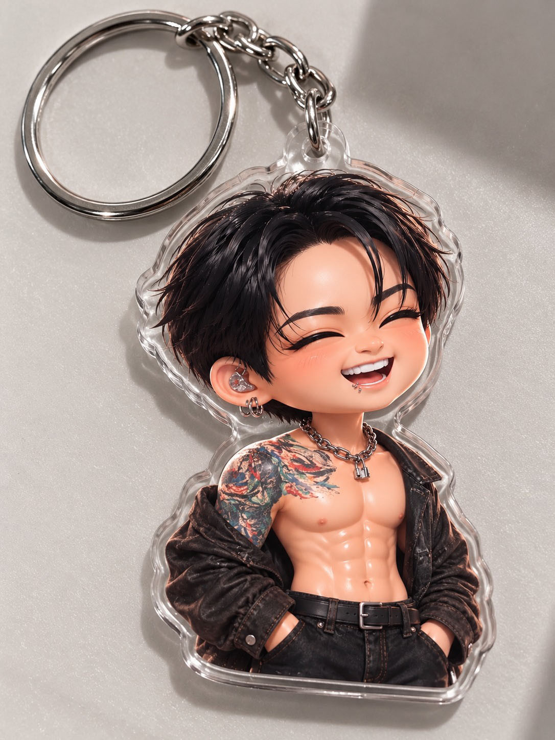 AT - Jungkook ABS Chibi Keychain - Image 2
