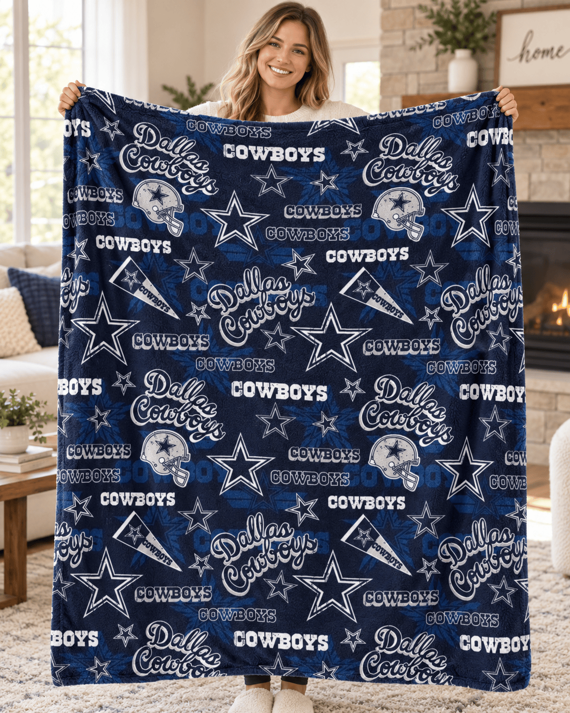 HN - Dallas Cowboys Sports Blanket