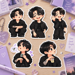HN - Cute Jungkook BTS Army Sticker/Magnet