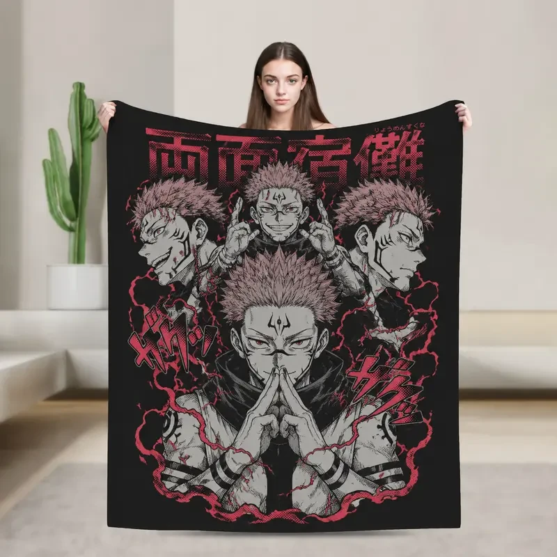 Ego - Jujutsu Kaisen Choso Blood Manipulator Custom Image Blanket - Ultra-Soft - Image 2