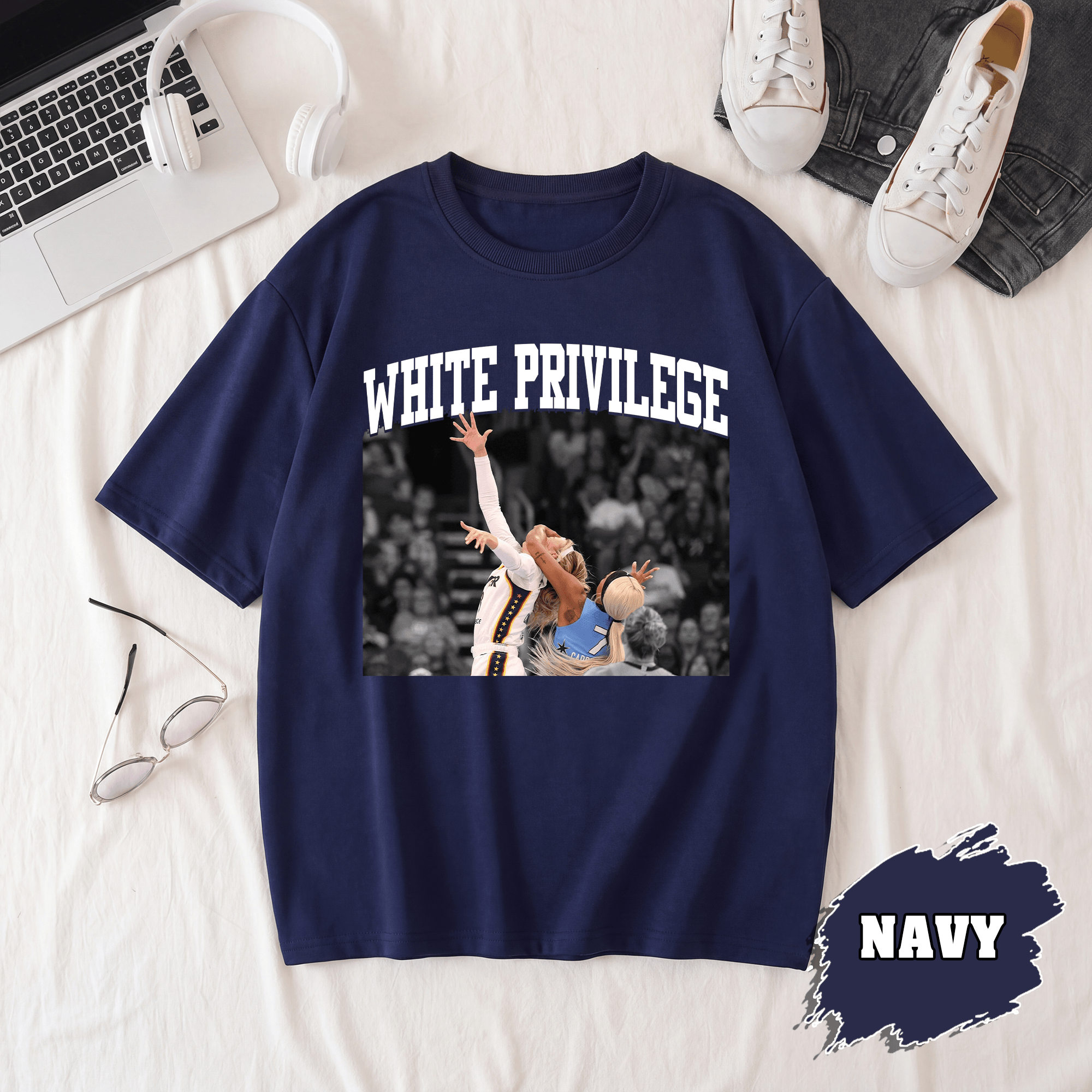 BN - White Privilege T-Shirt, Sophie Cunningham Tee - Image 5