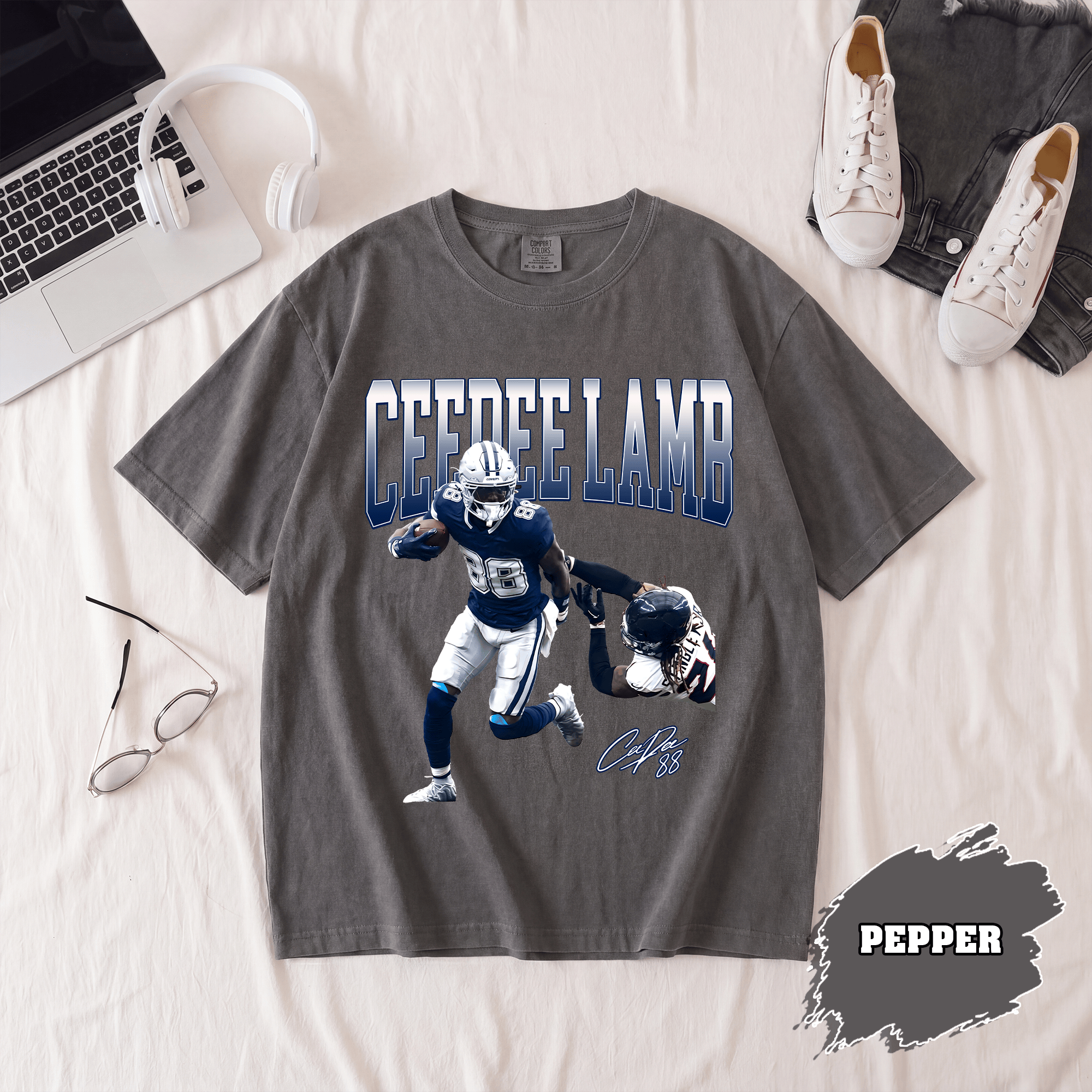 BN - CeeDee Lamb T-Shirt, Dallas Football Tee