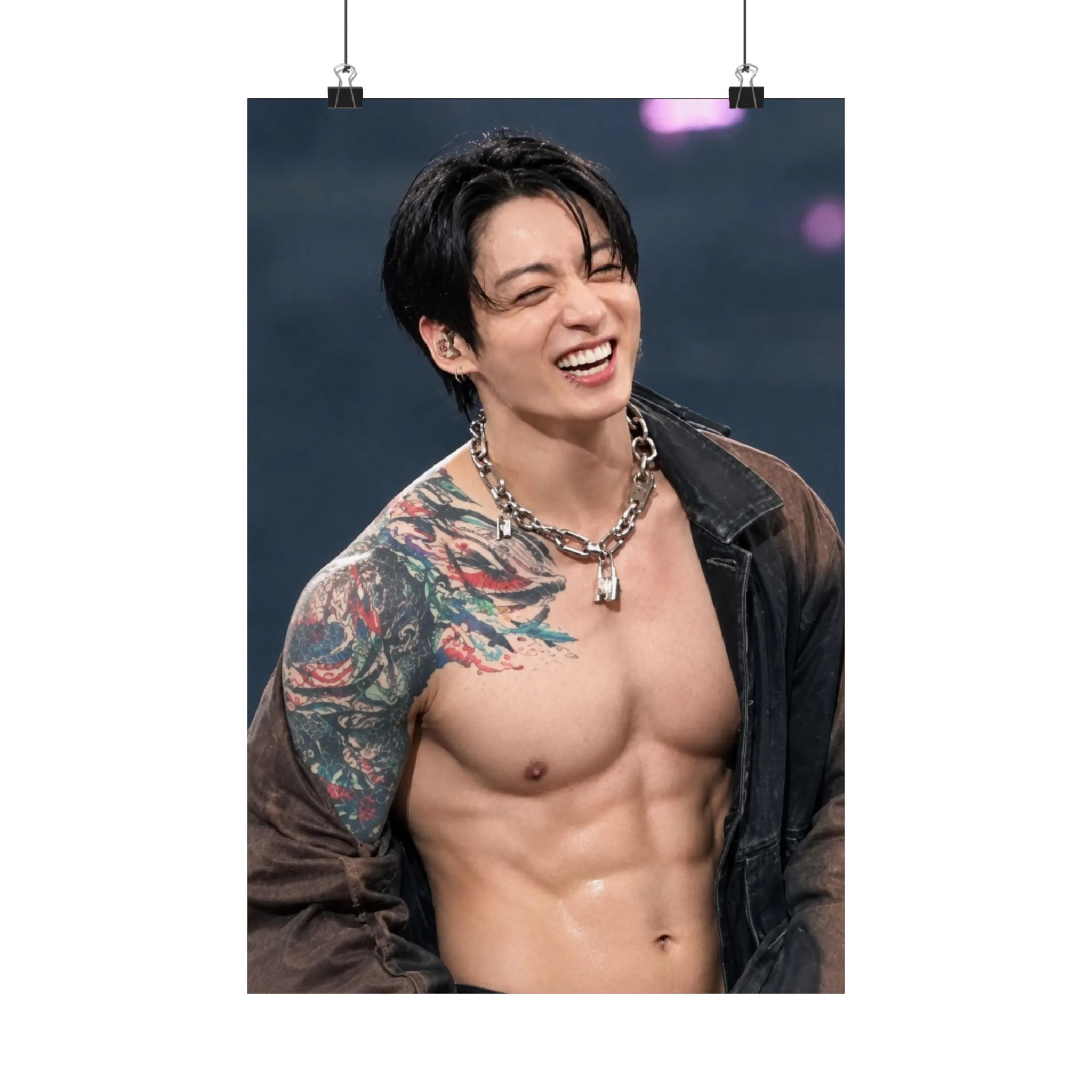 QK - Jungkook Body Poster Collection 9.5 Mil Premium Luster Photo Paper - Image 7