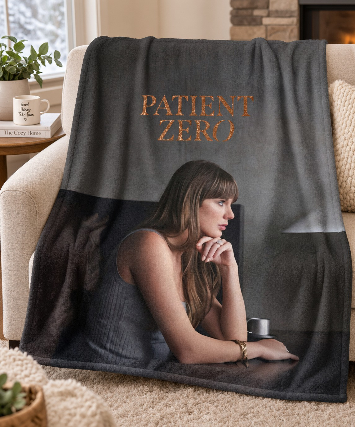 TT - Taylor Swift Patient Zero Fleece Blanket Gift For Swifties