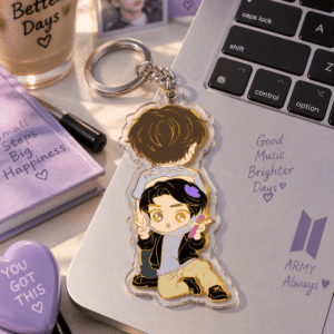 AT - Arirang World Tour Moments, Funny Jin Keychain