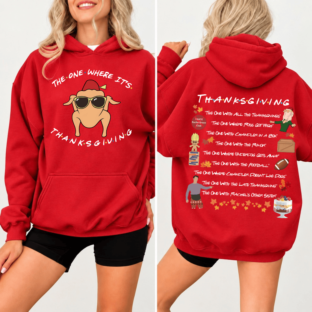 TT - FRIENDS TVshow Shirt, The One Where It's Thanksgiving Sweatshirt